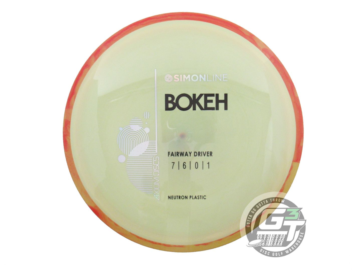 Axiom Simon Line Neutron Bokeh [Simon Lizotte] Fairway Driver Golf Disc (Individually Listed)
