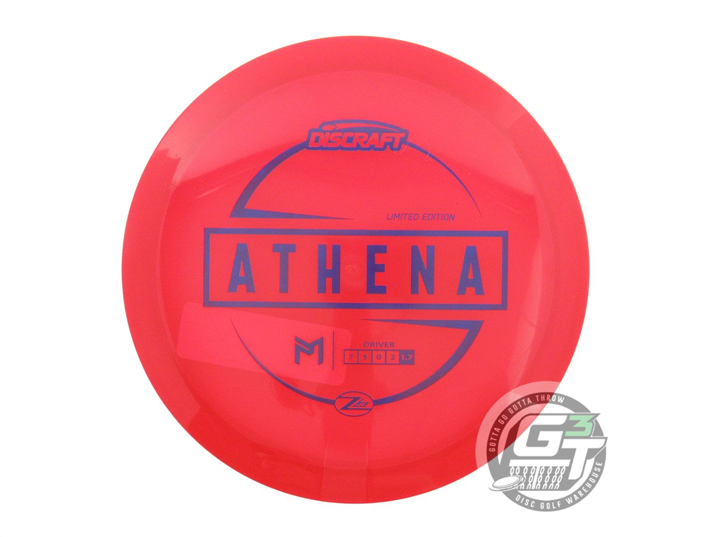 Discraft Limited Edition 2024 Elite Team Paul McBeth Z Lite Athena Fairway Driver Golf Disc (Individually Listed)