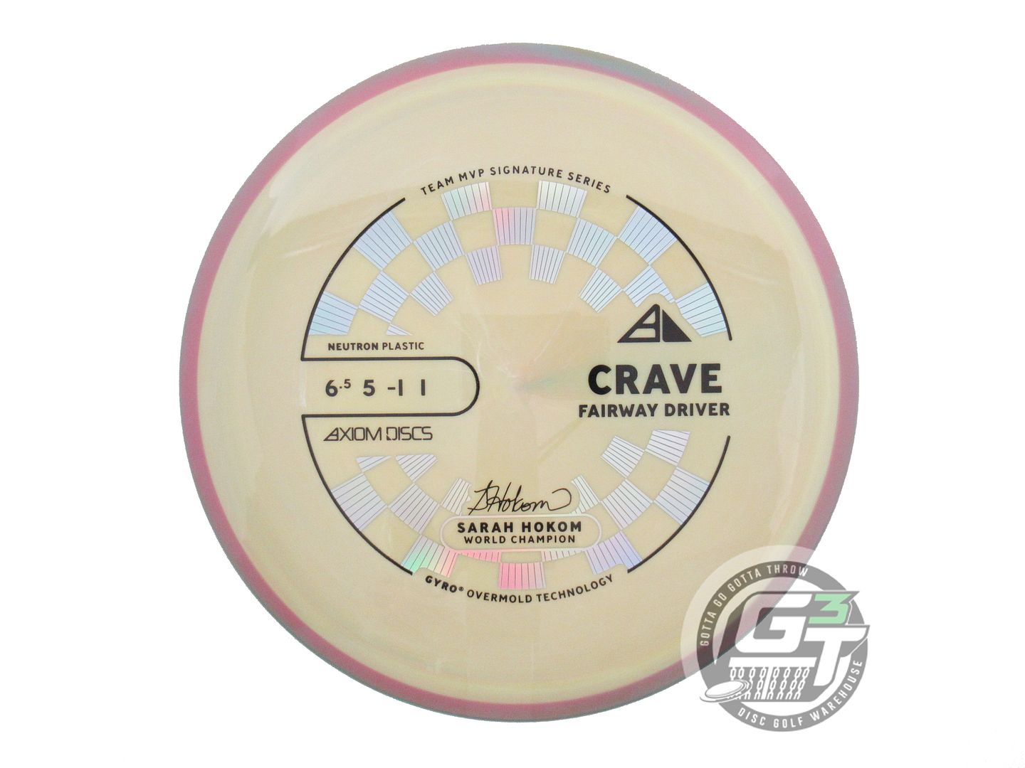 Axiom Neutron Crave [Sarah Hokom 1X] Fairway Driver Golf Disc (Individually Listed)