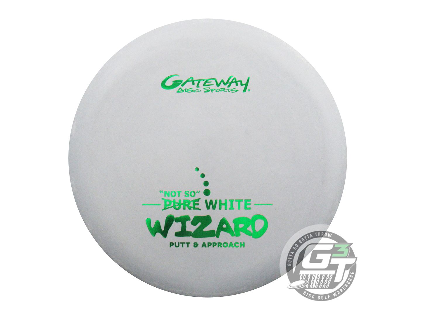 Gateway "Not So" Pure White Wizard Putter Golf Disc (Individually Listed)