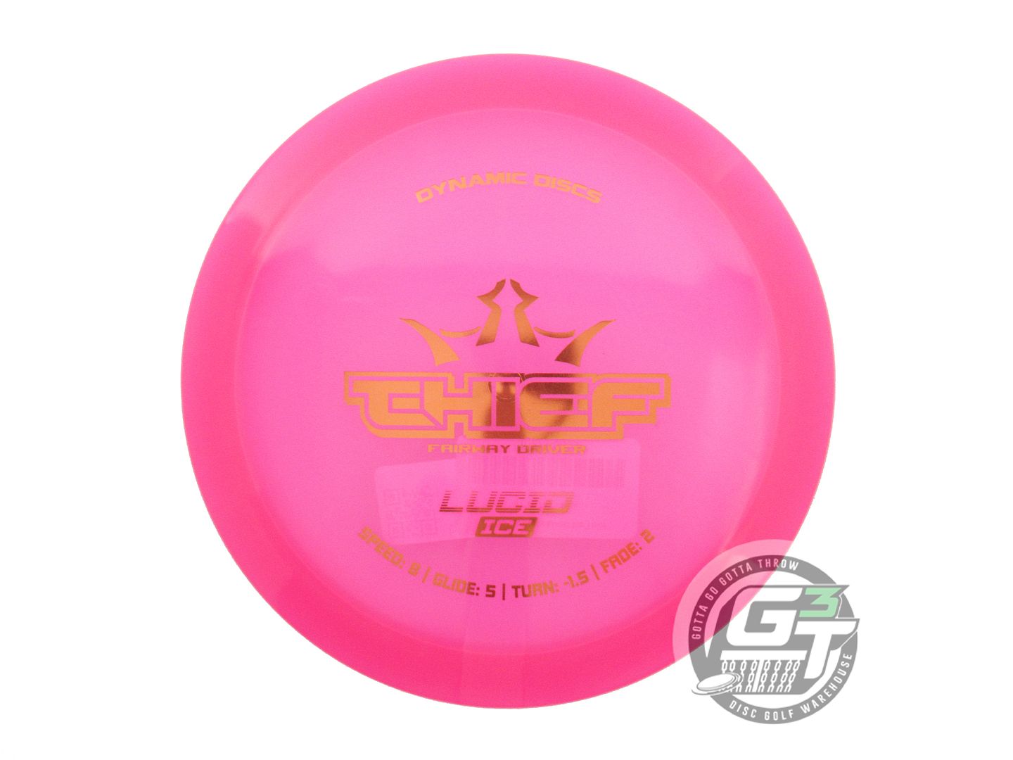 Dynamic Discs Lucid Ice Thief Fairway Driver Golf Disc (Individually Listed)