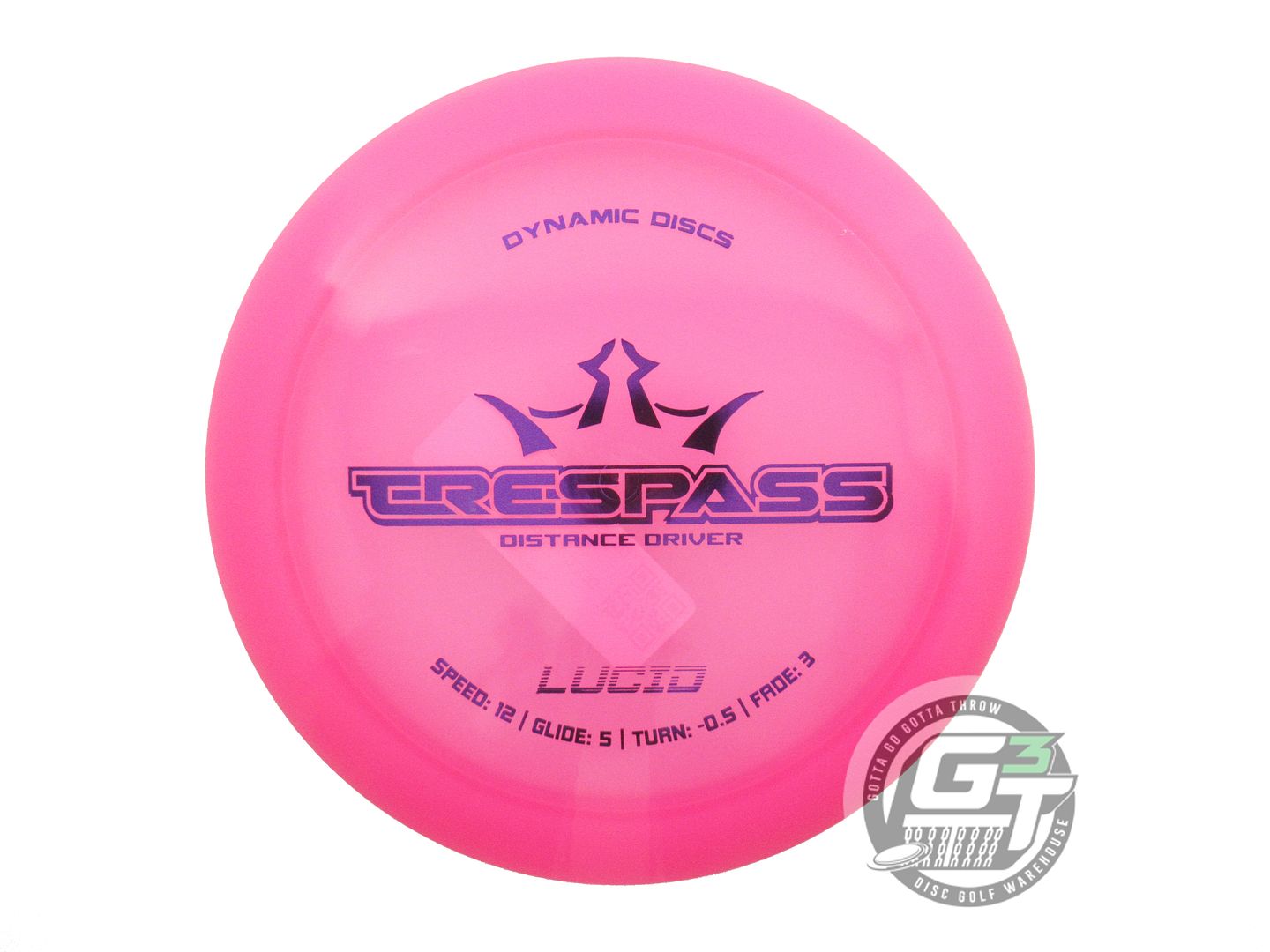 Dynamic Discs Lucid Trespass Distance Driver Golf Disc (Individually Listed)