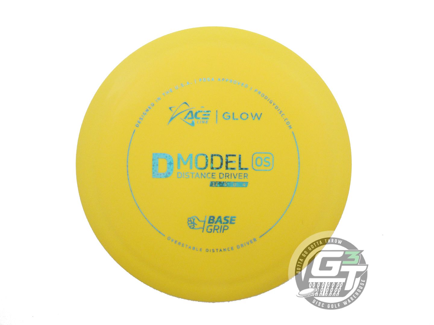 Prodigy Ace Line Glow Base Grip D Model OS Distance Driver Golf Disc (Individually Listed)