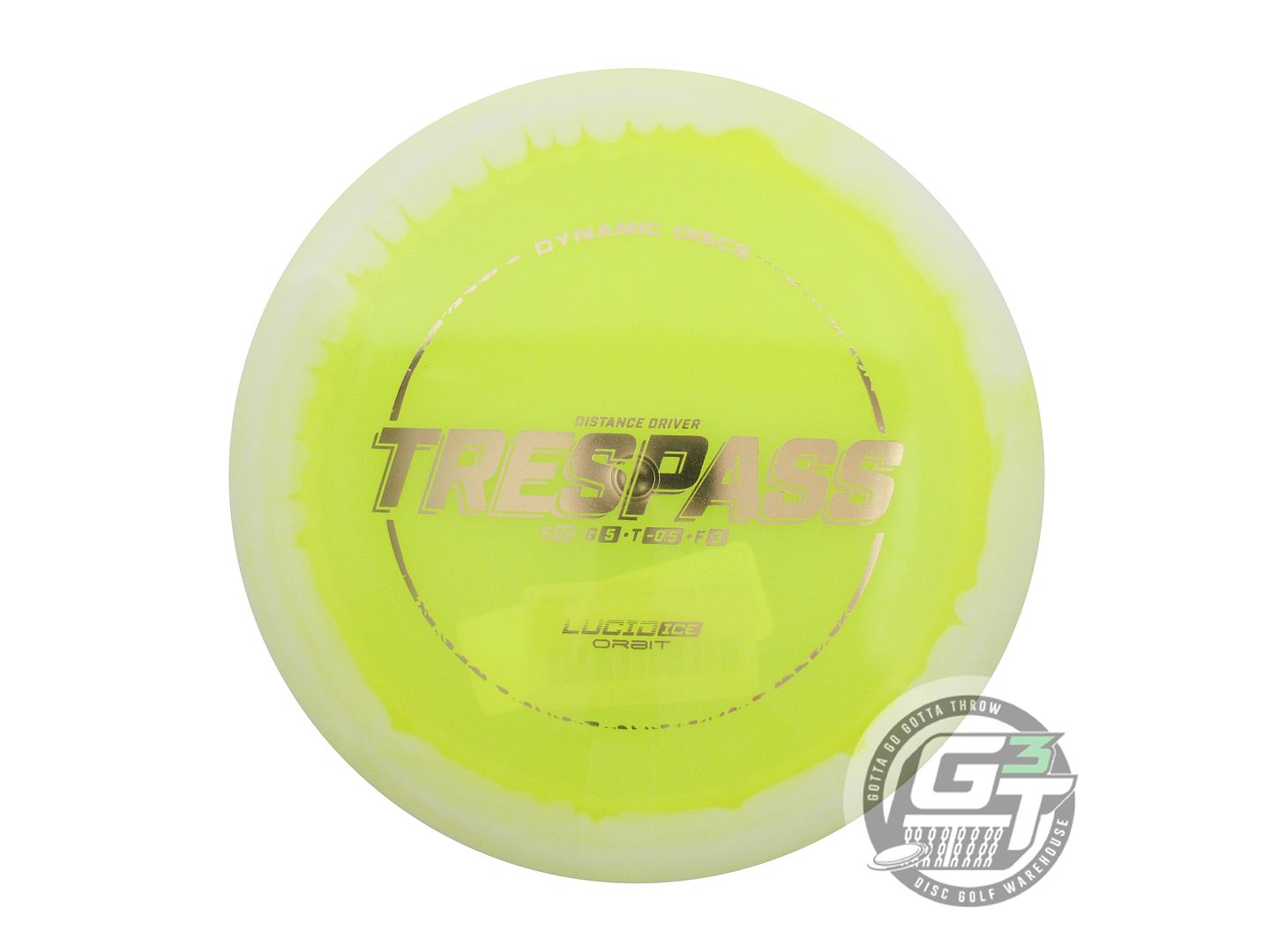 Dynamic Discs Lucid Ice Orbit Trespass Distance Driver Golf Disc (Individually Listed)