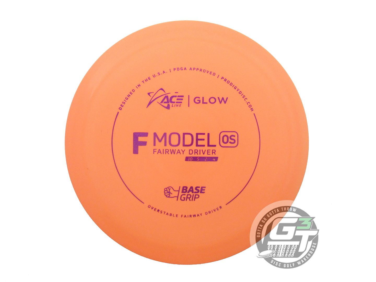 Prodigy Ace Line Glow Base Grip F Model OS Fairway Driver Golf Disc (Individually Listed)