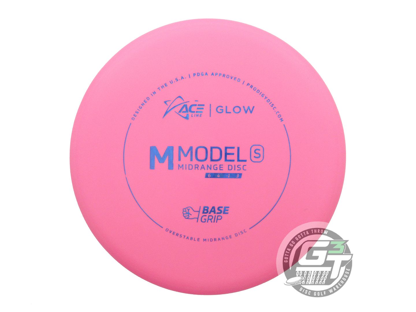 Prodigy Ace Line Glow Base Grip M Model S Golf Disc (Individually Listed)