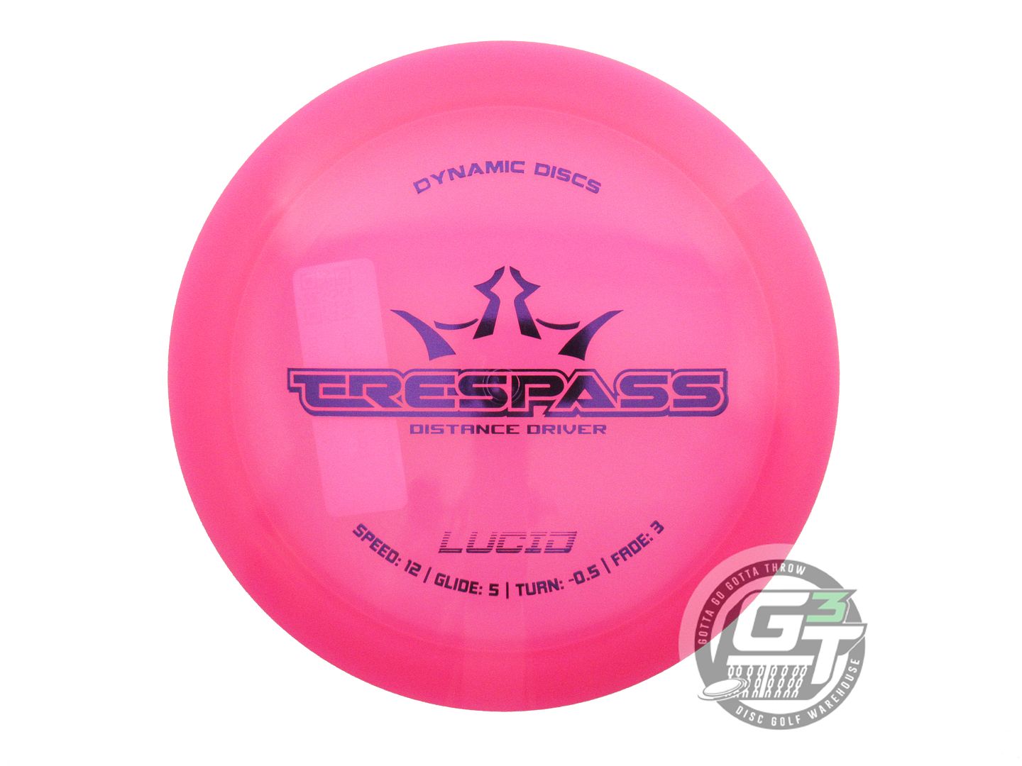 Dynamic Discs Lucid Trespass Distance Driver Golf Disc (Individually Listed)