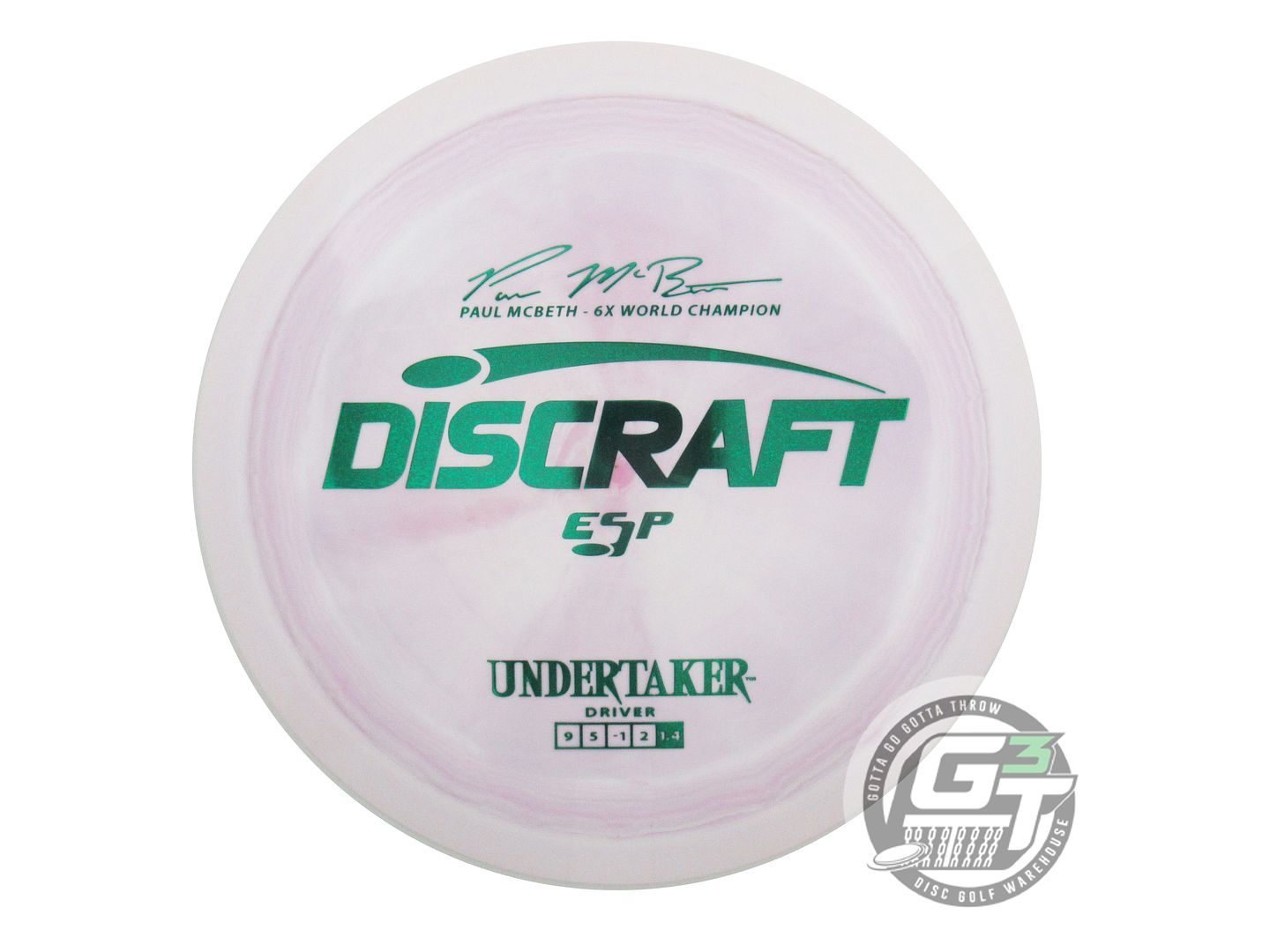 Discraft ESP Undertaker [Paul McBeth 6X] Distance Driver Golf Disc (Individually Listed)