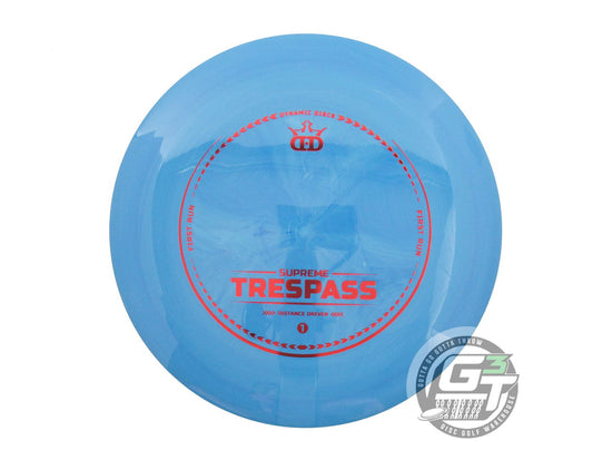 Dynamic Discs First Run Supreme Trespass Distance Driver Golf Disc (Individually Listed)