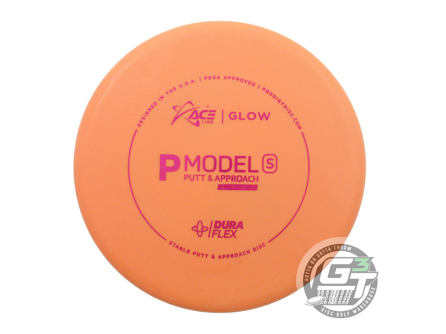 Prodigy Ace Line Glow DuraFlex P Model S Putter Golf Disc (Individually Listed)