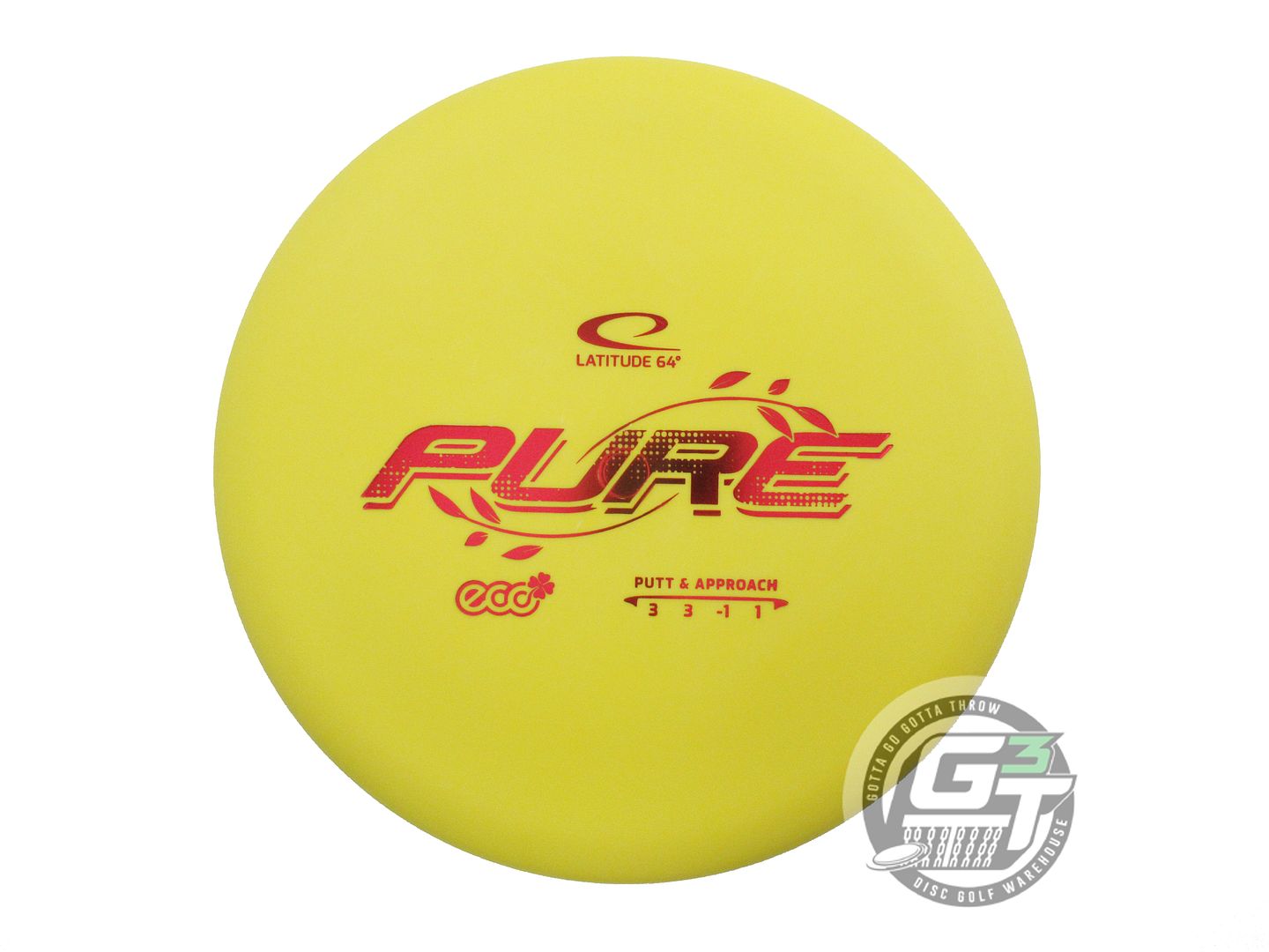 Latitude 64 Eco Zero Pure Putter Golf Disc (Individually Listed)