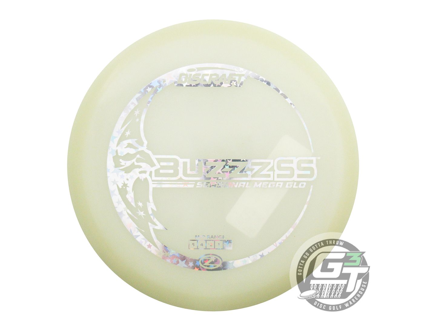 Discraft Seasonal Mega Glo Z Buzzz SS Midrange Golf Disc (Individually Listed)