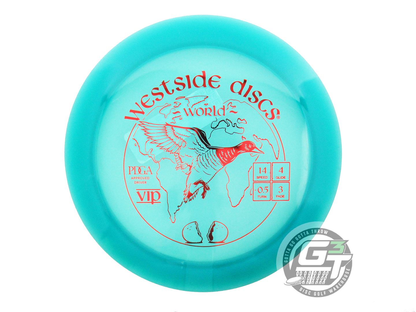 Westside VIP World Distance Driver Golf Disc (Individually Listed)