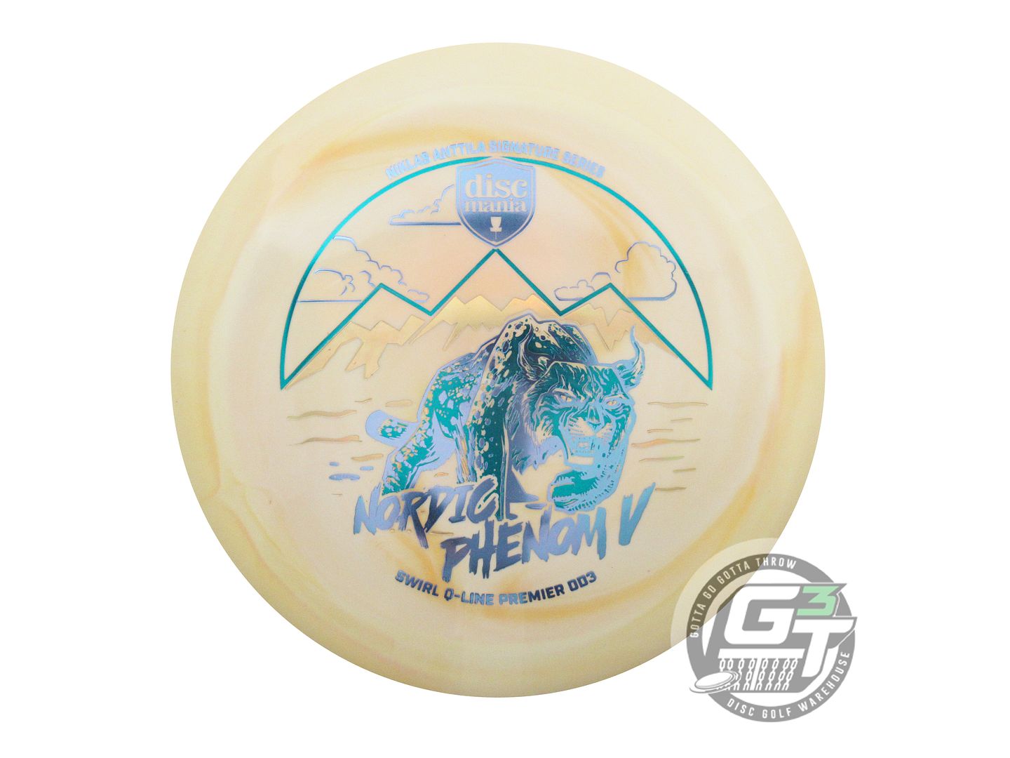 Discmania Limited Edition 2026 Signature Niklas Anttila Nordic Phenom V Swirl Q-Line DD3 Distance Driver Golf Disc (Individually Listed)