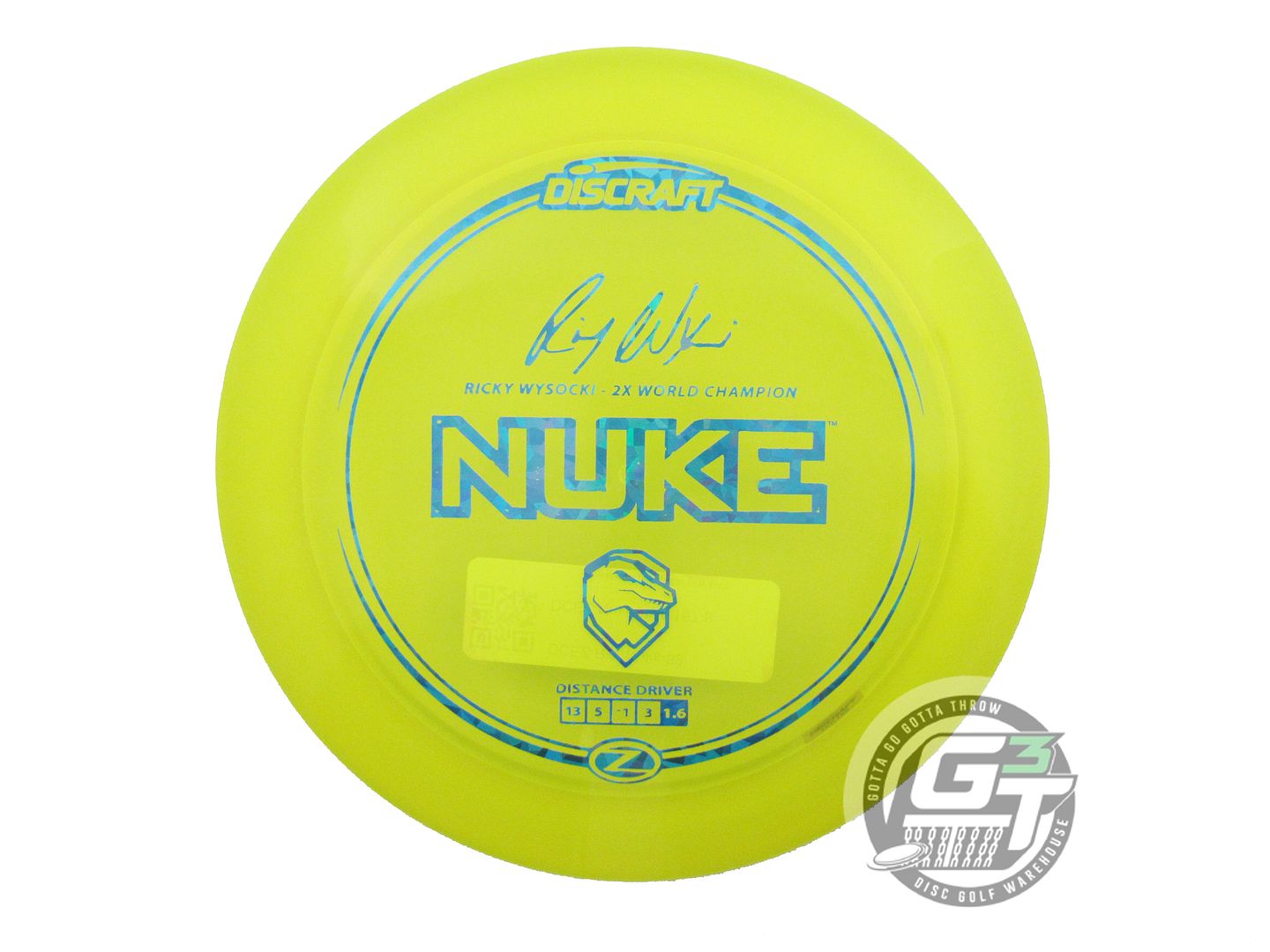 Discraft Elite Z Nuke [Ricky Wysocki 2X] Distance Driver Golf Disc (Individually Listed)