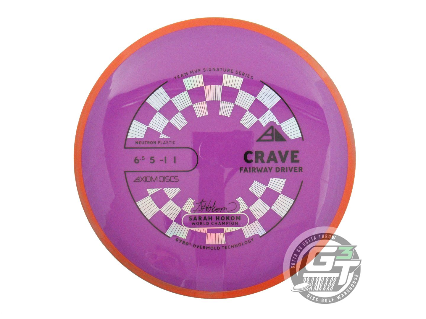 Axiom Neutron Crave [Sarah Hokom 1X] Fairway Driver Golf Disc (Individually Listed)