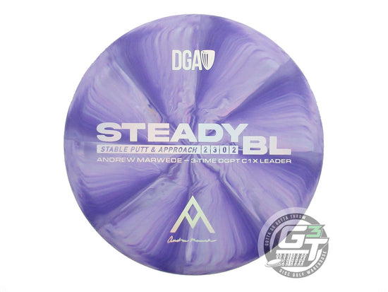 DGA Signature Edition Andrew Marwede Swirl D-Line Stone Steady BL Putter Golf Disc (Individually Listed)