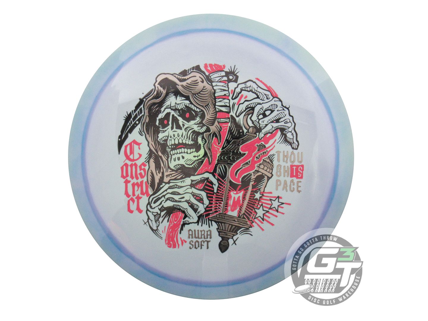 Thought Space Athletics Aura Soft Construct Distance Driver Golf Disc (Individually Listed)