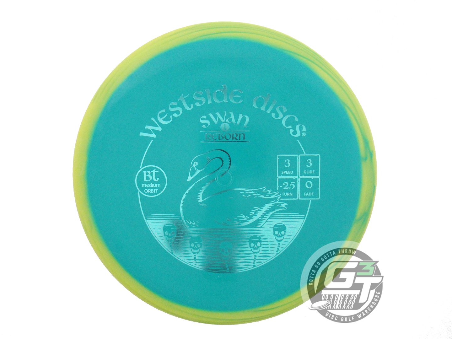 Westside BT Medium Orbit Swan 1 Reborn Putter Golf Disc (Individually Listed)