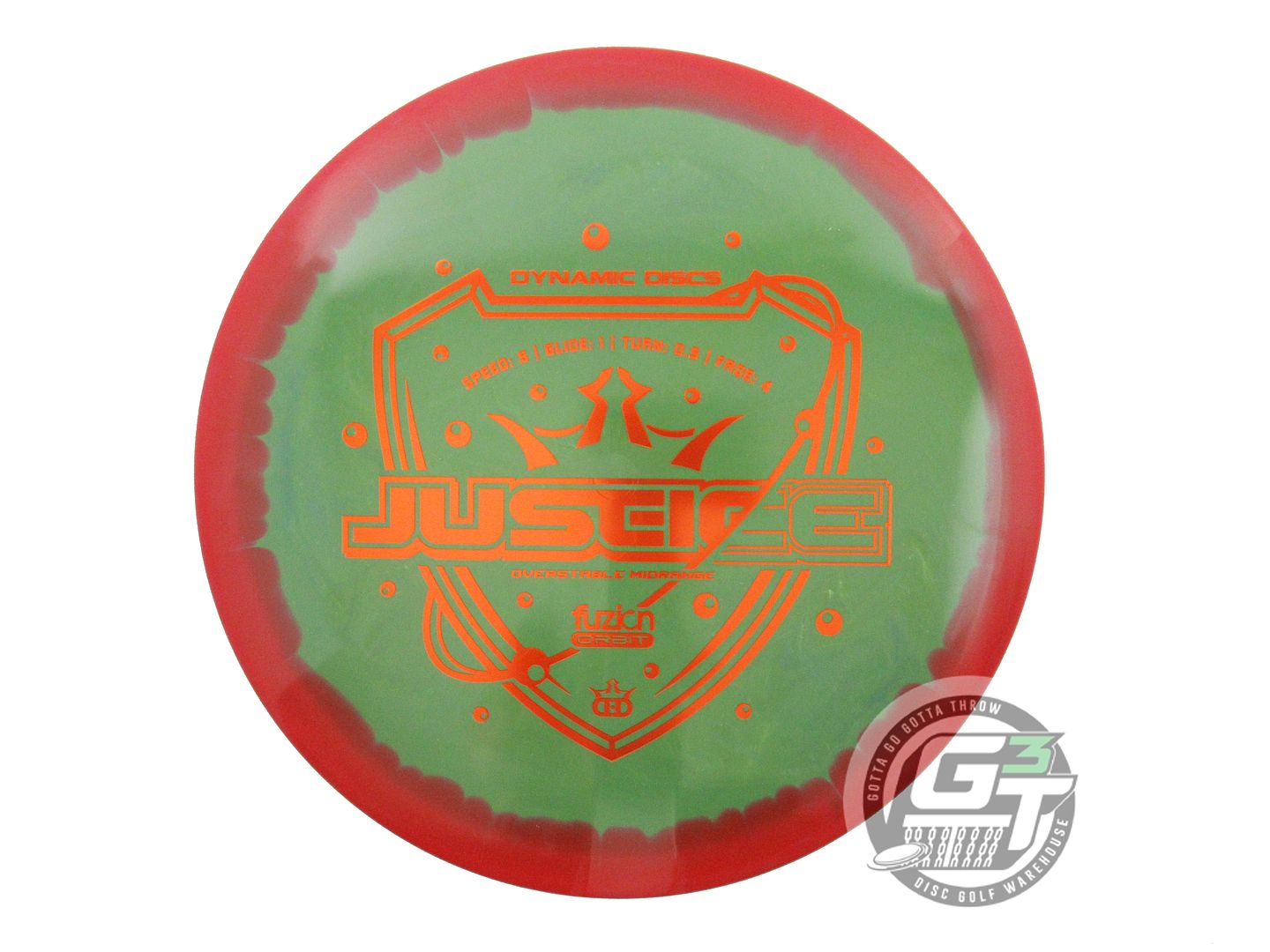 Dynamic Discs Fuzion Orbit Justice Midrange Golf Disc (Individually Listed)