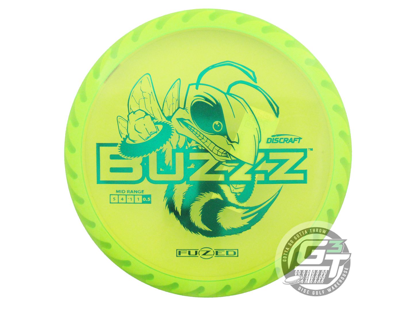 Discraft Fuzed Line Buzzz w/ Saw Pattern Midrange Golf Disc (Individually Listed)