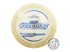 Dynamic Discs Limited Edition 2025 Team Series Macie Velediaz Gold Metal Flake Lucid Trespass Distance Driver Golf Disc (Individually Listed)