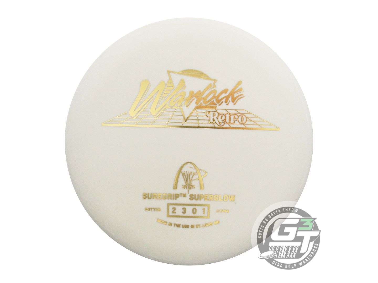 Gateway Super Glow Super Stupid Soft Retro Warlock Putter Golf Disc (Individually Listed)