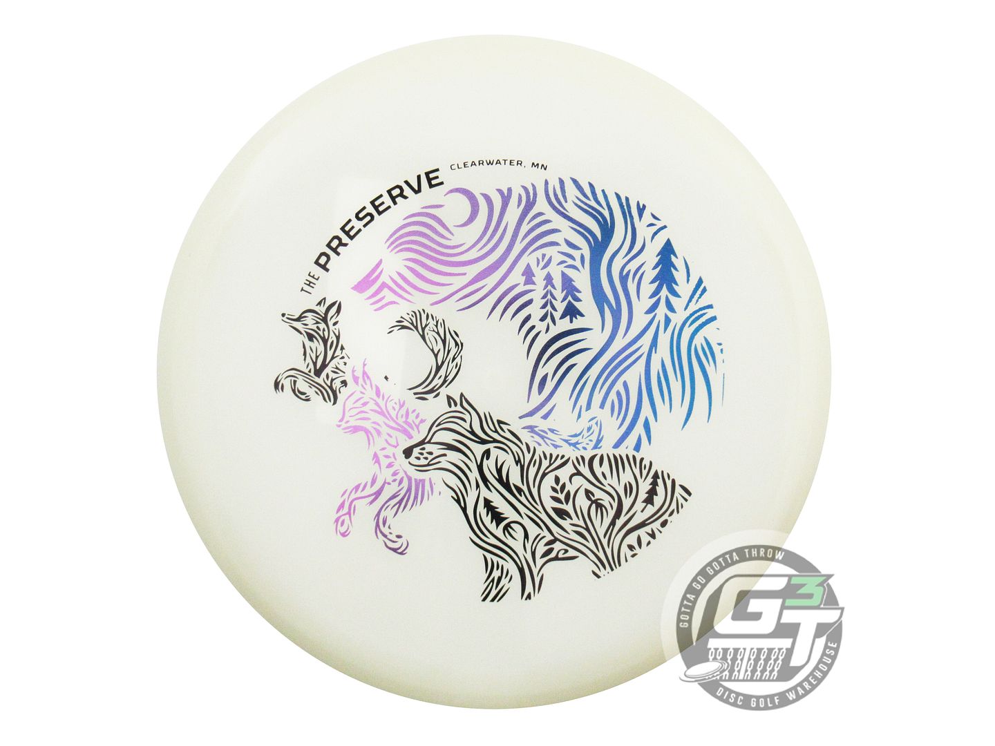 Axiom Limited Edition The Preserve Wilderness Stamp Total Eclipse Glow Proton Hex Midrange Golf Disc (Individually Listed)