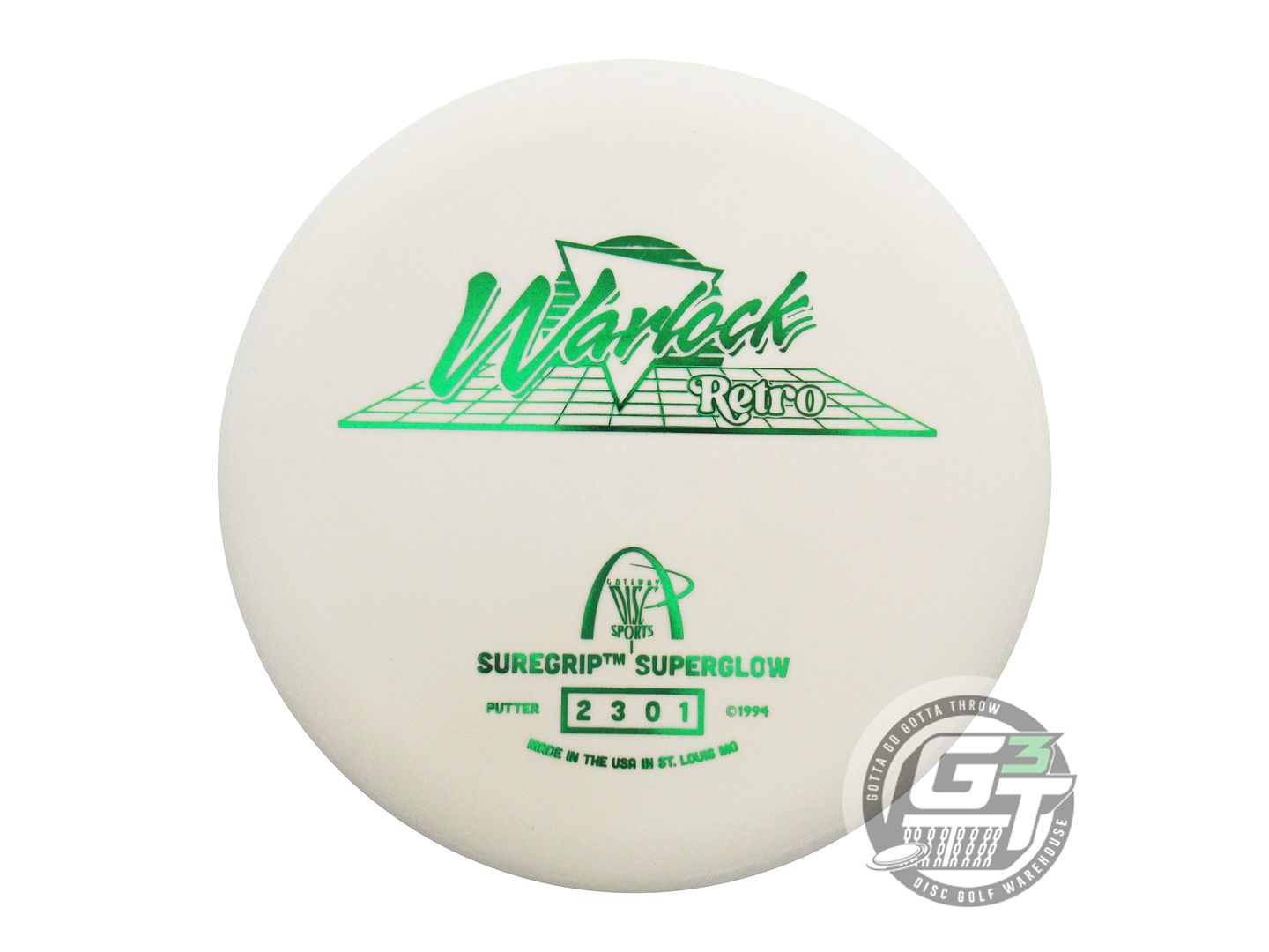 Gateway Super Glow Super Stupid Soft Retro Warlock Putter Golf Disc (Individually Listed)