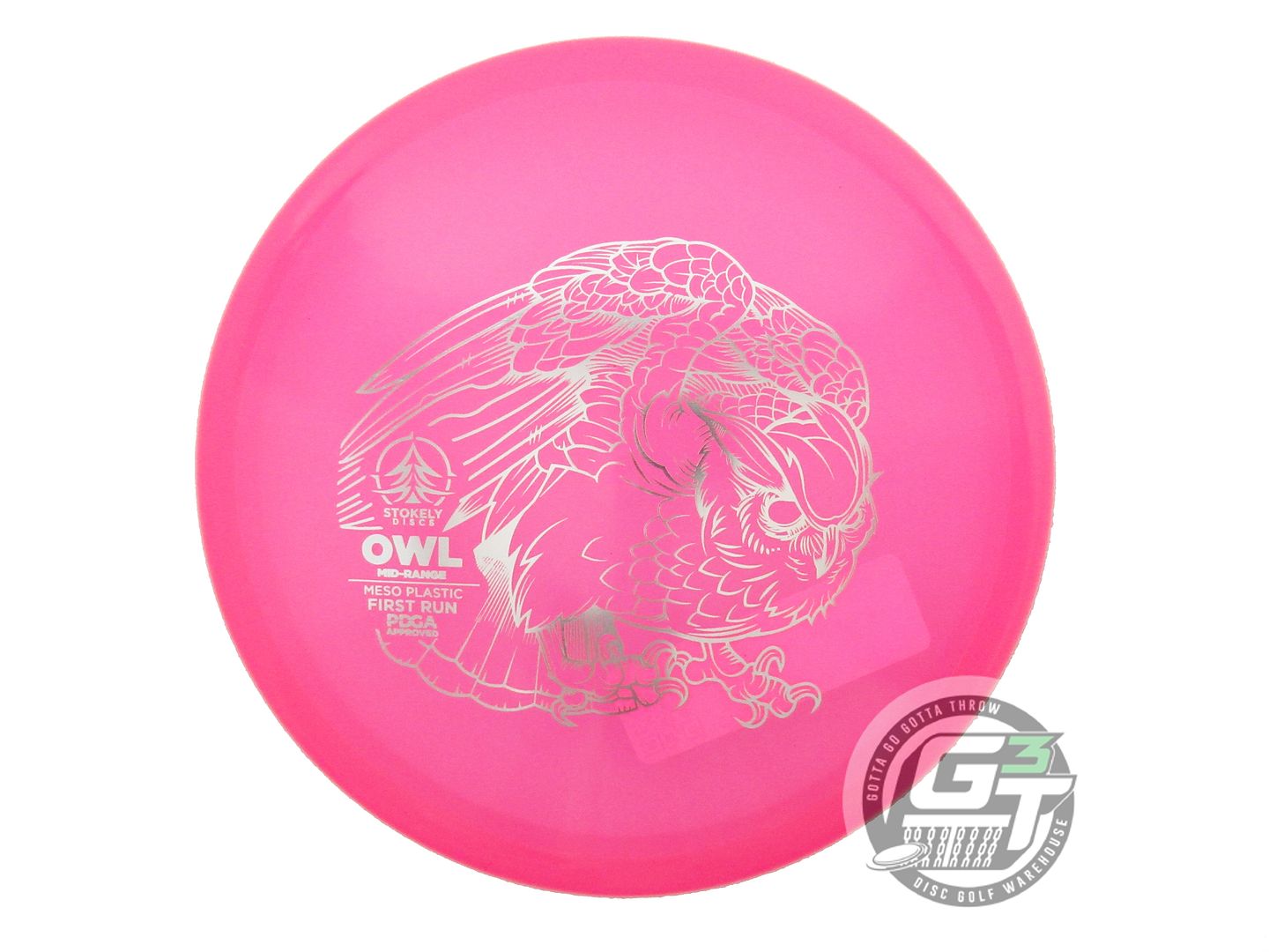 Stokely First Run Meso Owl Midrange Golf Disc (Individually Listed)
