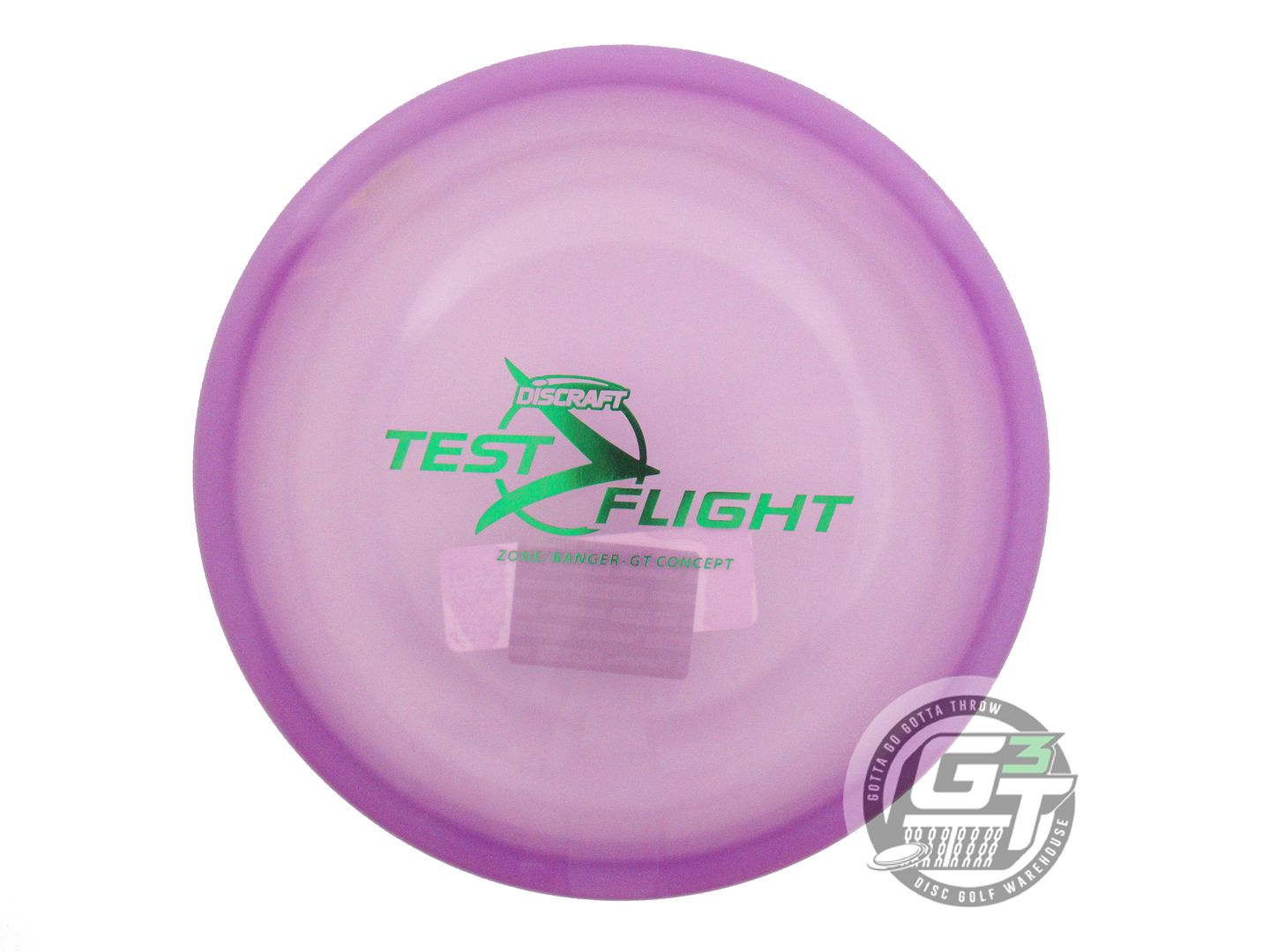 Discraft Limited Edition Battle Pack Test Flight 2 [Ringer GT Top] Zone GT Putter Golf Disc (Individually Listed)