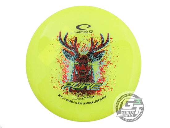 Latitude 64 Limited Edition 2026 Team Series Lauri Lehtinen Opto-X Sparkle Pure Putter Golf Disc (Individually Listed)