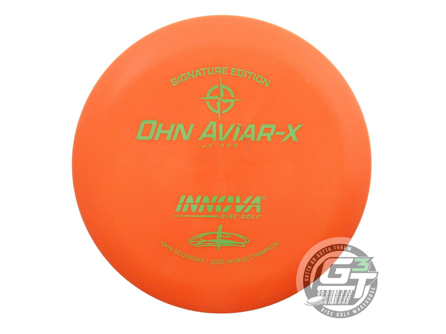 Innova Signature Edition Ohn Scoggins 2025 World Champion Pro JK Aviar-X Putter Golf Disc (Individually Listed)