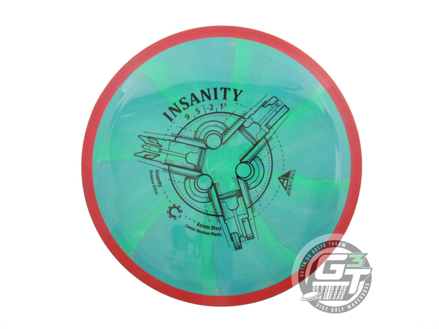 Axiom Cosmic Neutron Insanity Distance Driver Golf Disc (Individually Listed)