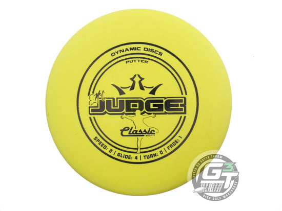Dynamic Discs Classic Soft EMAC Judge Putter Golf Disc (Individually Listed)