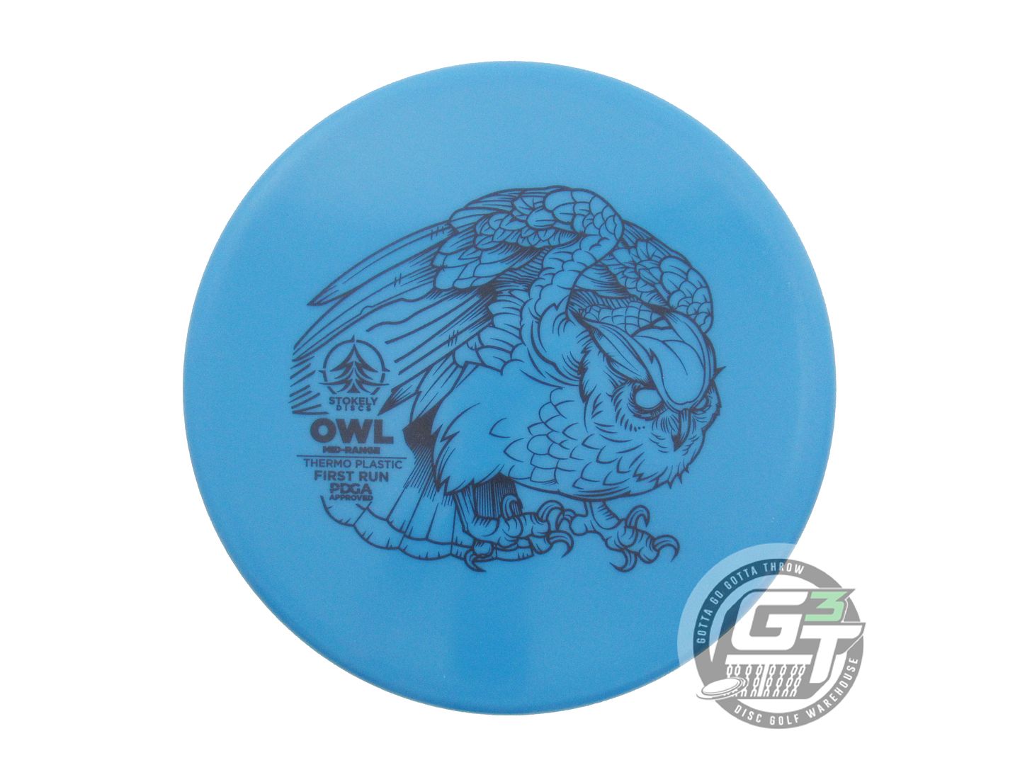 Stokely First Run Thermo Owl Midrange Golf Disc (Individually Listed)