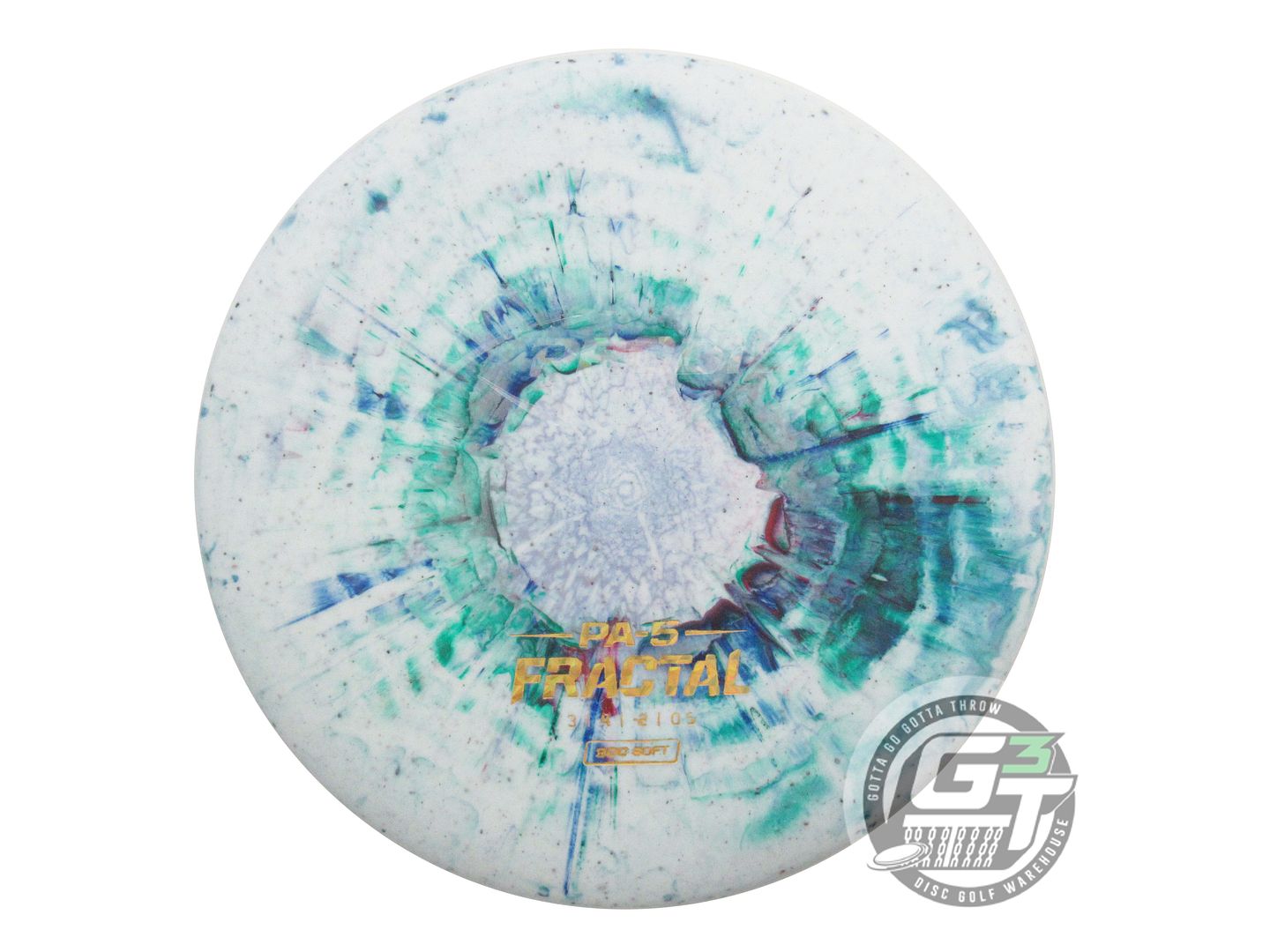 Prodigy 300 Soft Fractal PA5 Putter Golf Disc (Individually Listed)
