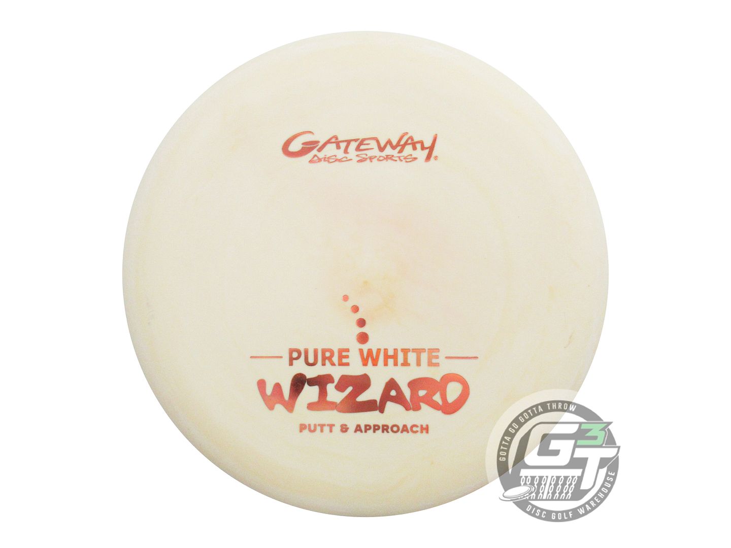 Gateway Pure White Wizard Putter Golf Disc (Individually Listed)