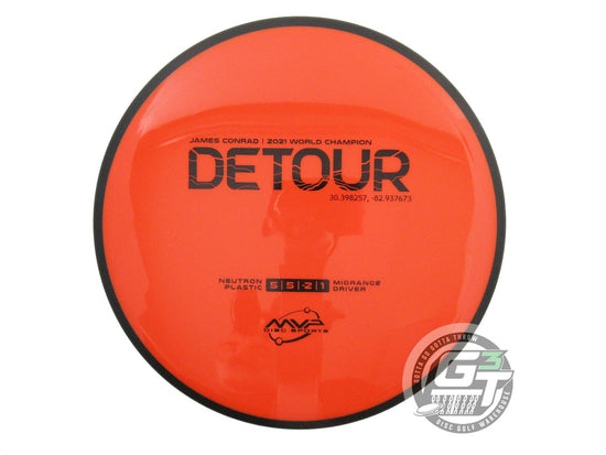 MVP Neutron Detour [James Conrad 1X] Midrange Golf Disc (Individually Listed)