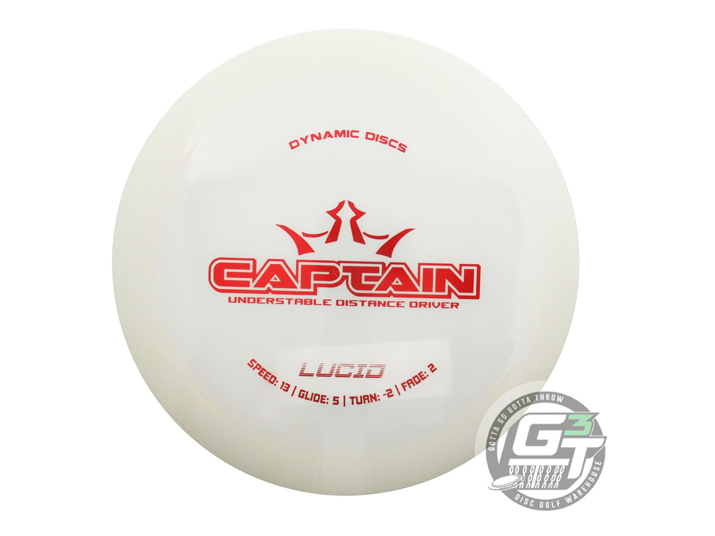 Dynamic Discs Lucid Captain Distance Driver Golf Disc (Individually Listed)