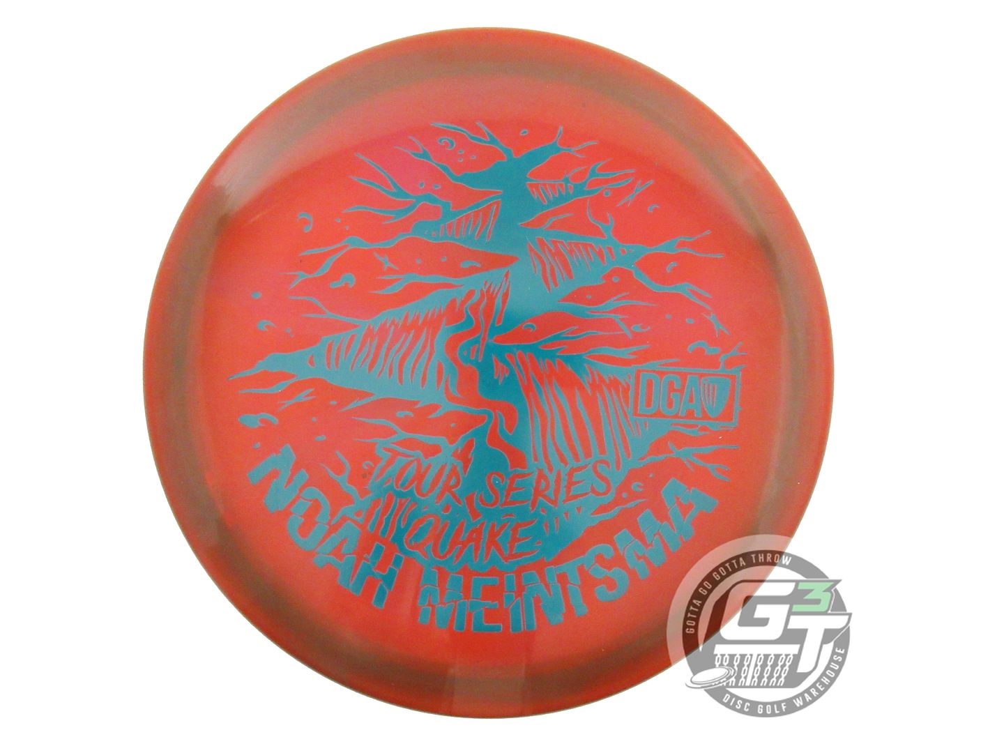 DGA Limited Edition 2023 Tour Series Noah Meintsma Swirl Tour Series Quake Midrange Golf Disc (Individually Listed)