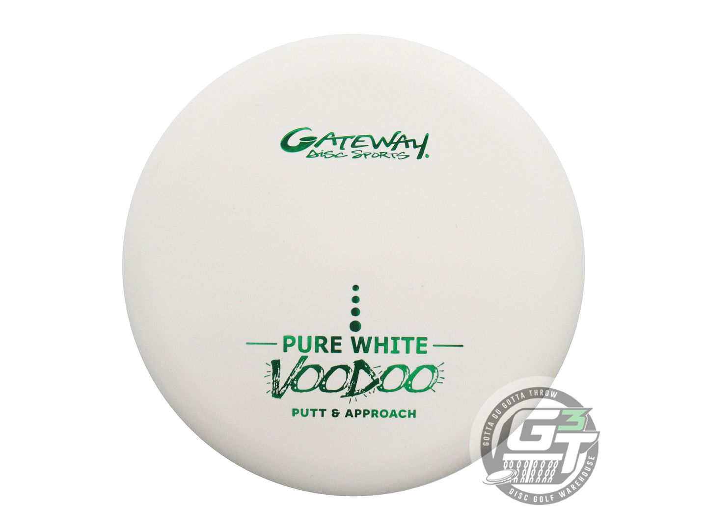 Gateway Pure White Warlock Putter Golf Disc (Individually Listed)