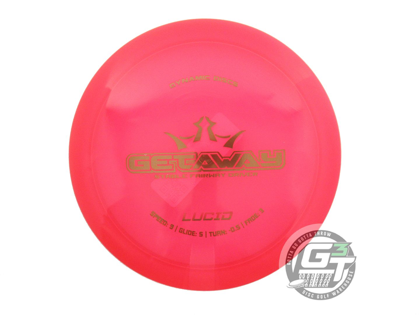 Dynamic Discs Lucid Getaway Fairway Driver Golf Disc (Individually Listed)
