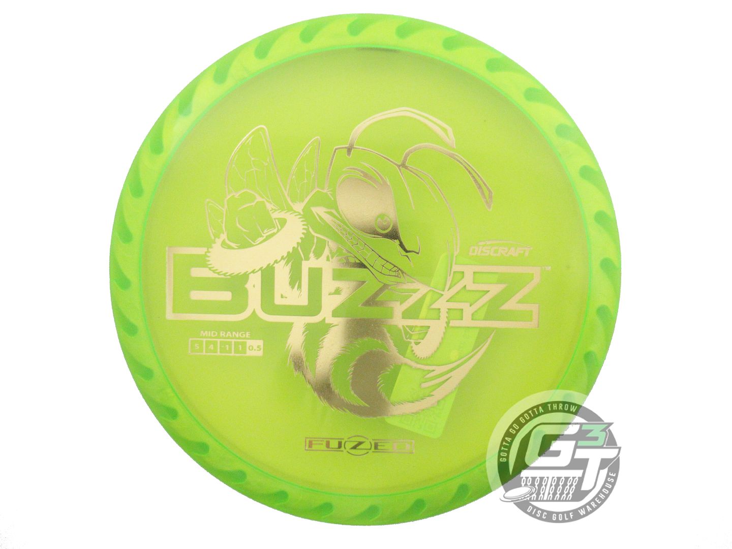 Discraft Fuzed Line Buzzz w/ Saw Pattern Midrange Golf Disc (Individually Listed)