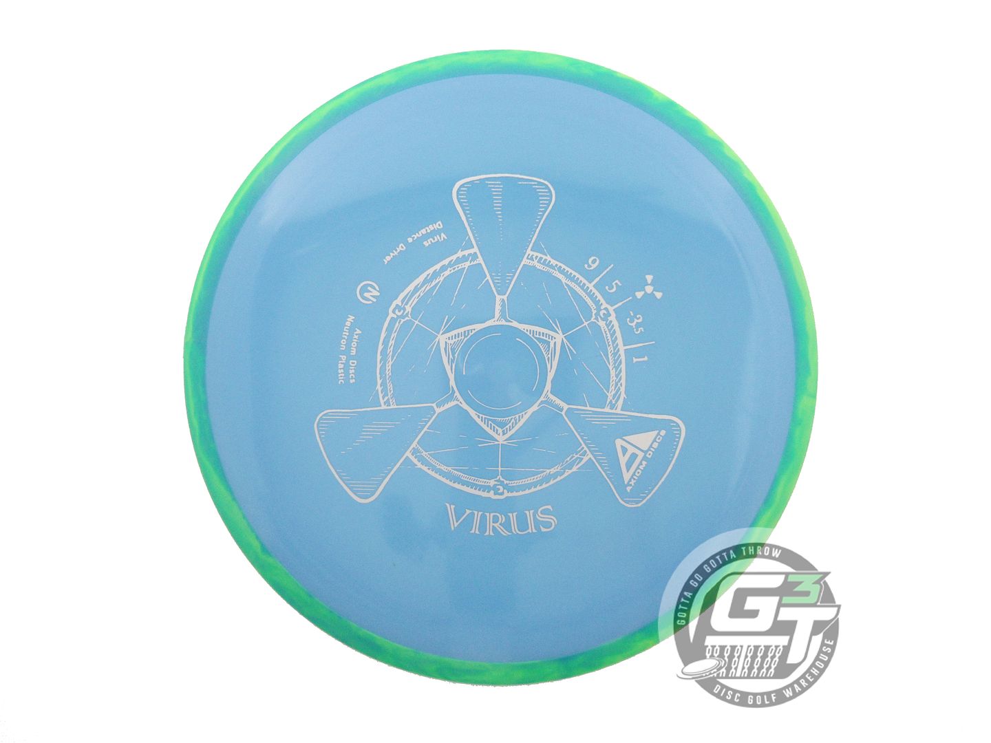 Axiom Neutron Virus Distance Driver Golf Disc (Individually Listed)