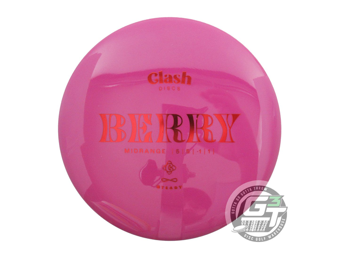 Clash Steady Berry Midrange Golf Disc (Individually Listed)