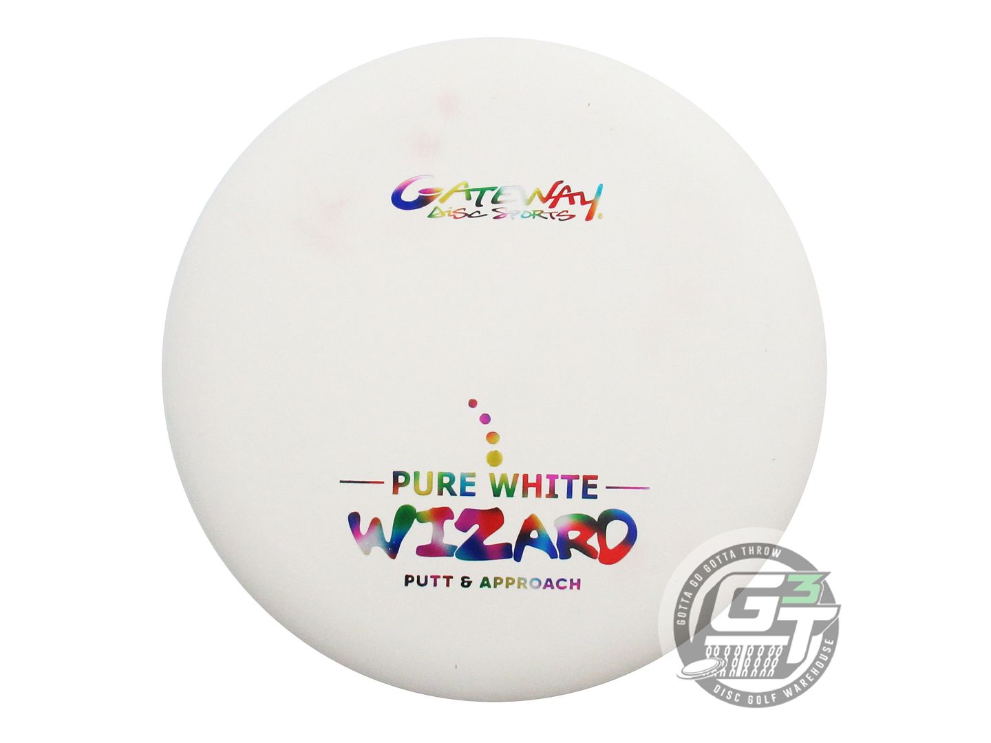 Gateway Pure White Wizard Putter Golf Disc (Individually Listed)