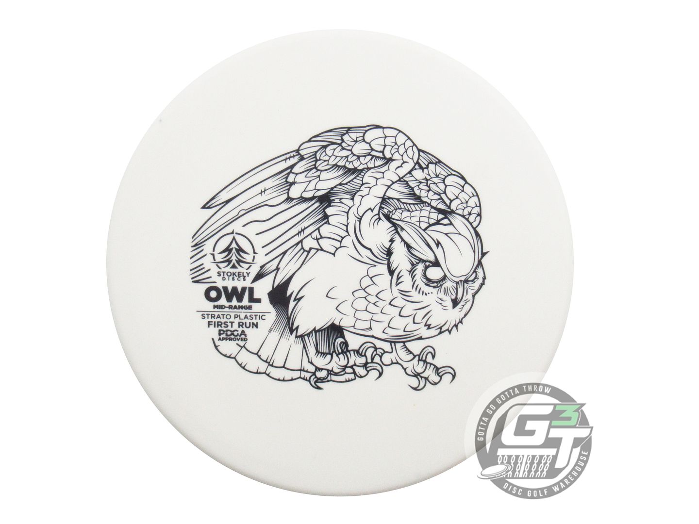 Stokely First Run Strato Owl Midrange Golf Disc (Individually Listed)