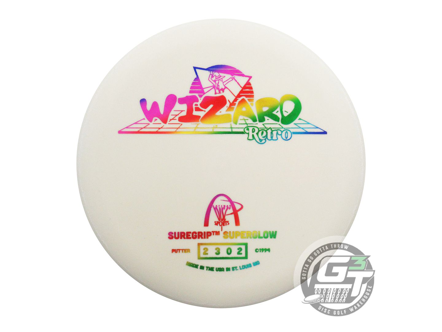 Gateway Super Glow Super Soft Retro Wizard Putter Golf Disc (Individually Listed)