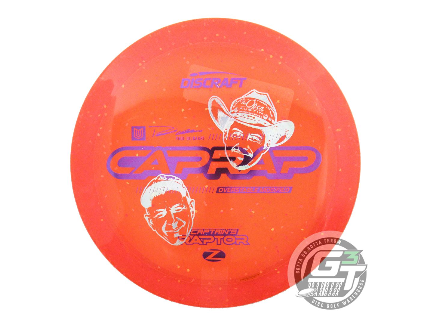 Discraft Limited Edition 2026 Paul Ulibarri x Brad Hammock Collab Confetti Elite Z Captain's Raptor Fairway Driver Golf Disc (Individually Listed)